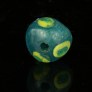 Medieval glass eye bead 387EM